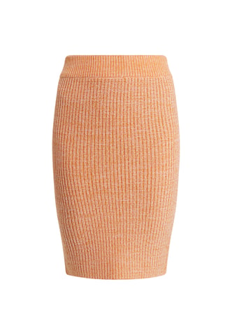 Mymo Midi skirt women orange