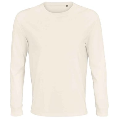 SOLS Unisex Adult Pioneer Organic Cotton Long-Sleeved T-Shirt (Off White)