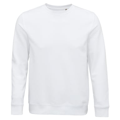 SOLS Unisex Adult Comet Organic Sweatshirt (White)