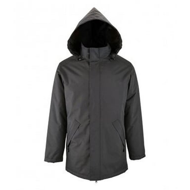 SOLS Unisex Adults Robyn Padded Jacket (Charcoal)