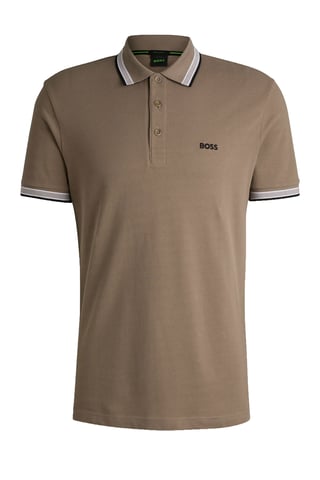 Boss Paddy Polo Shirt Light Pastel Green