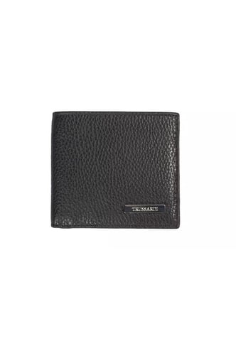 Cartera De Cuero En Relieve Con Compartimento Para Monedas Y Tarjetero