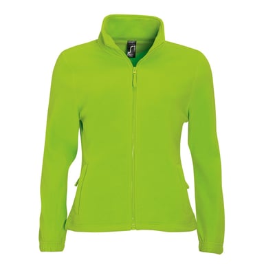 SOLS Womens/Ladies North Full Zip Fleece Jacket (Lime)