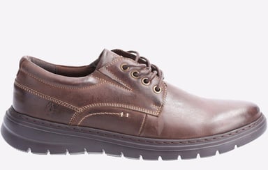 Hush Puppies Triton Leather Shoe Mens Brown