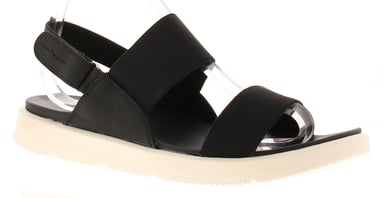 Hush Puppies Womens Sandals Flat Selena Touch Fastening black