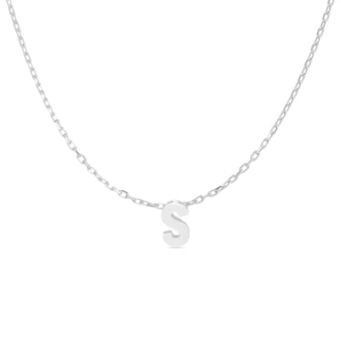 Collar Luxenter de Plata de Ley 925 acabado en rodio - Alphabet