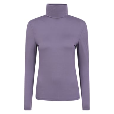 Mountain Warehouse Womens/Ladies Keep The Heat Isotherm Roll Neck Base Layer Top (Dusky Purple)
