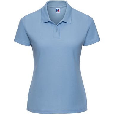 Russell Womens/Ladies Classic Plain Polycotton Polo Shirt (Sky Blue)