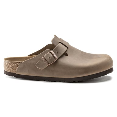 Birkenstock Boston Oiled Nubuck Leather Unisex Clogs