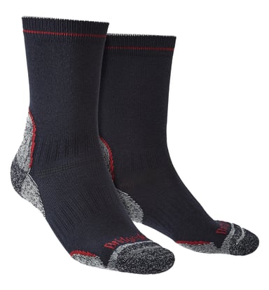 Bridgedale - Calcetines ligeros para hombre - Azul marino / Rojo