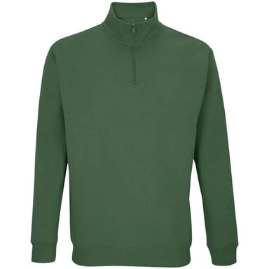 SOLS Unisex Adult Conrad Quarter Zip Sweatshirt (Bottle Green)