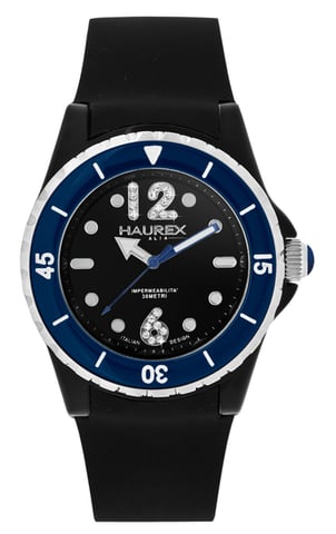 Haurex italia: reloj negro de belleza para mujer