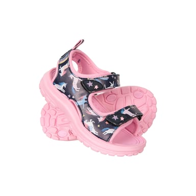 Mountain Warehouse Childrens/Kids Sand Unicorn Sandals (Purple)