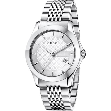 Gucci YA126401 G-Timeless Silver Dial Men's Watch
