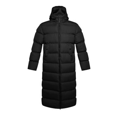 Soulstar Mens Longline Padded Puffer Jacket Hooded