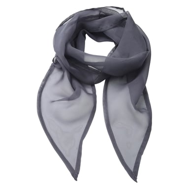 Premier Unisex Adult Colours Chiffon Scarf (Steel)