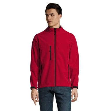 SOLS Mens Relax Soft Shell Jacket (Pepper Red)