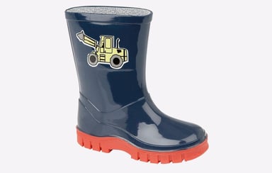 Stormwells Digger Wellingtons Kids