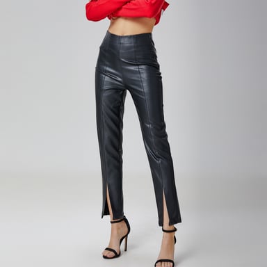Pu cigarette pants