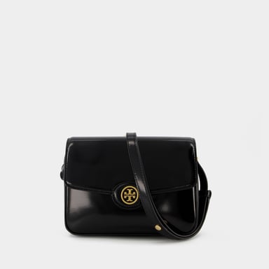 Bolso Hobo Robinson - Tory Burch - Piel - Negro