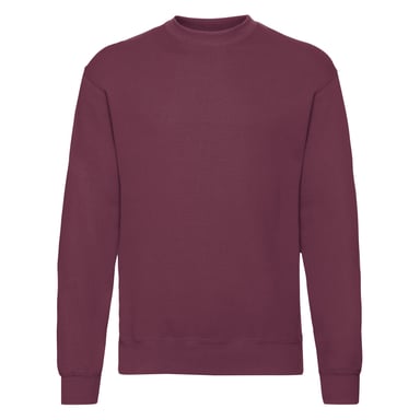 Fruit Of The Loom Mens Set-In Belcoro® Yarn Sweatshirt (Burgundy)