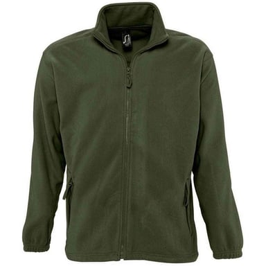 SOLS Unisex Adult North Fleece Jacket (Army)