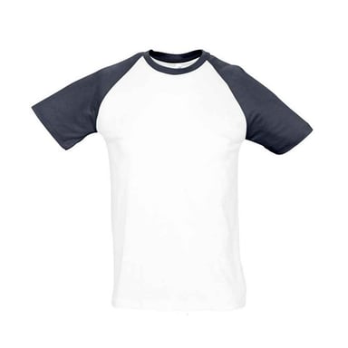 SOLS Unisex Adult Funky Raglan T-Shirt (White)