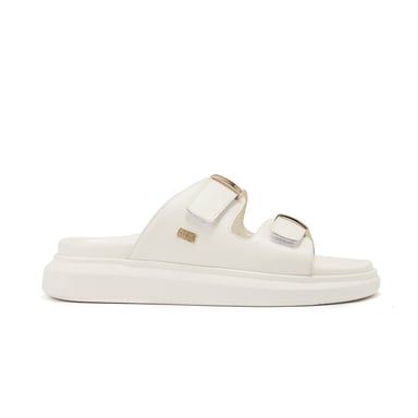 Larissa Nappa Cream Sandals