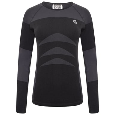 Dare 2B Womens/Ladies In The Zone II Long-Sleeved Base Layer Top (Black)
