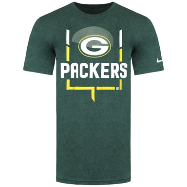 Camiseta verde Nike NFL Green Bay Packers Legend Goal Post para hombre