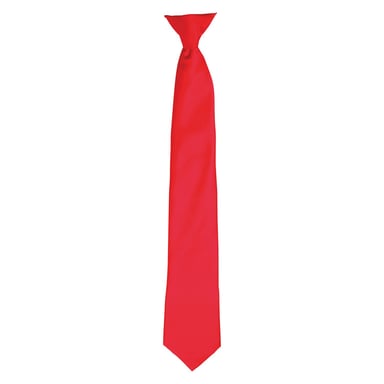 Premier Unisex Adult Satin Tie (Strawberry Red)