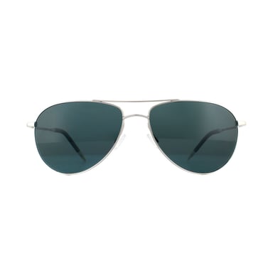 Gafas de sol Oliver Peoples Aviator unisex azul plateado polarizadas