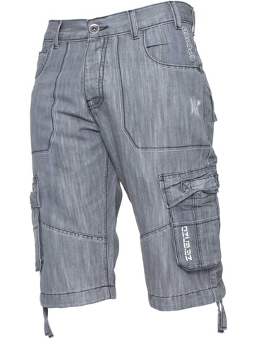 Pantalones cortos vaqueros Enzo Cargo Combat para hombre