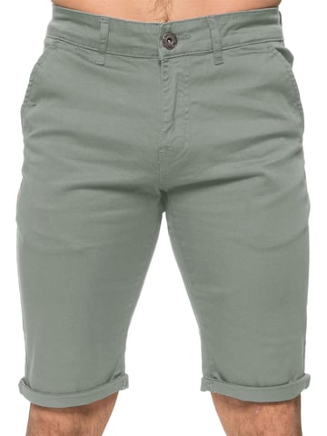 Pantalones cortos chinos Enzo Slim Fit Stretch para hombre