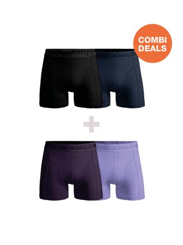 Muchachomalo Boxer Hombre - 2+2 Piezas - Calzoncillos Hombre