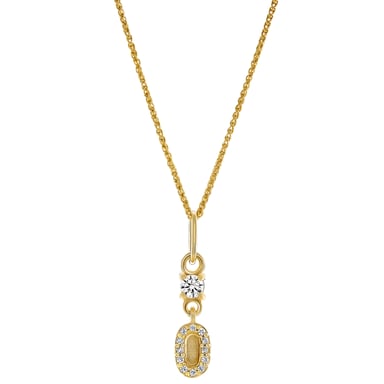 Orphelia 'Lily' Women's 925 Sterling Silver Pendant with Chain - Gold ZH-7582/G