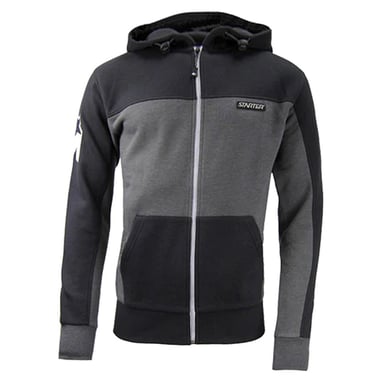 Artor de manga larga con cremallera negra chaqueta de pista con capucha para hombre CPE00039 antracita