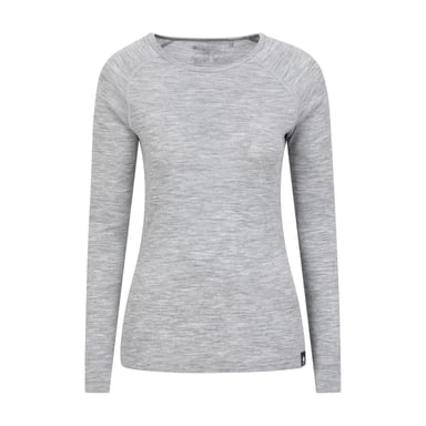 Mountain Warehouse Womens/Ladies Merino II Thermal Top (Light Grey)