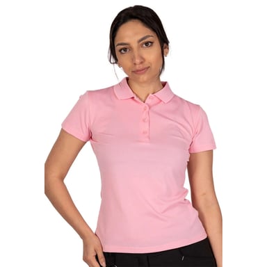 Island Green Womens/Ladies Classic Micro Pique Golf Polo Shirt (Candy Pink)