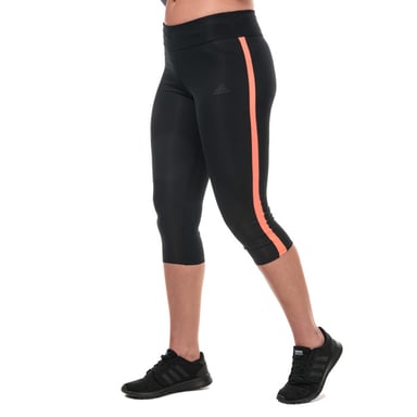 Women's adidas Own The Run 3 Quarter Leggings in Black