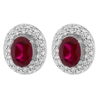 Orphelia 'Udine' Women's 925 Sterling Silver Stud Earrings - Silver ZO-7236/RU