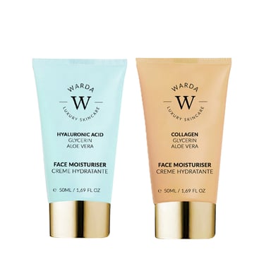 HYDRATION BOOST HYALURONIC ACID MOISTURISER 50ml + SKIN LIFTER BOOST COLLAGEN MOISTURISER 50ml