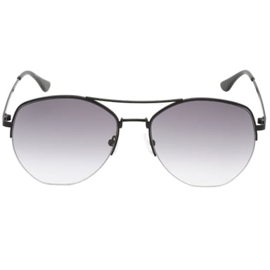Gafas de sol negras con lentes degradados en gris de Calvin Klein