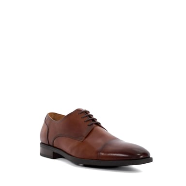 Dune Mens Suffix - Leather Toe Cap Lace Up Derby