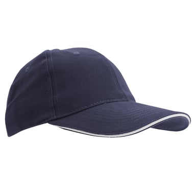 SOLS Unisex Buffalo 6 Panel Baseball Cap (French Navy/White)