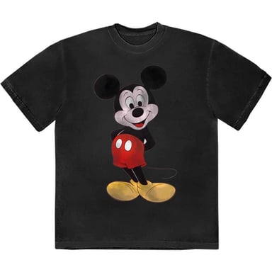 Disney Unisex Adult Stance Mickey Mouse T-Shirt (Black)