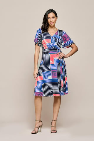 Regina Print Jurk Multi