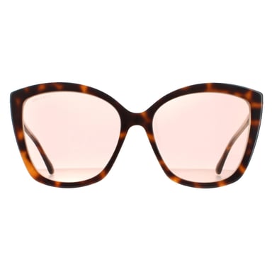 Jimmy Choo Cat Eye Señoras Habana Rosa Oro Espejo Nat/S