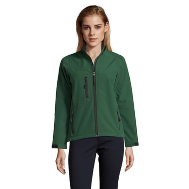 SOLS Womens/Ladies Roxy Soft Shell Jacket (Bottle Green)