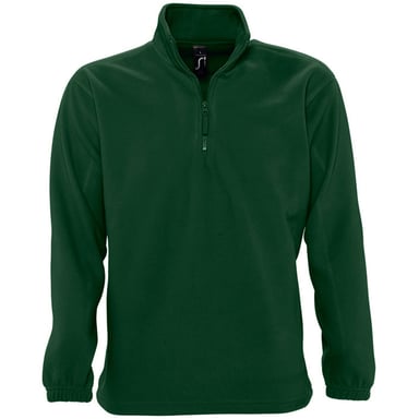 SOLS Ness Unisex Zip Neck Anti-Pill Fleece Top (Forest Green)